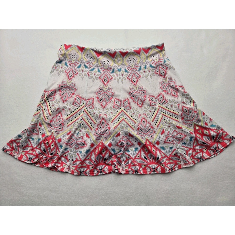 Lucky in Love Women's XS 0-2 Skort Red Geometric Tennis Golf Pickleball